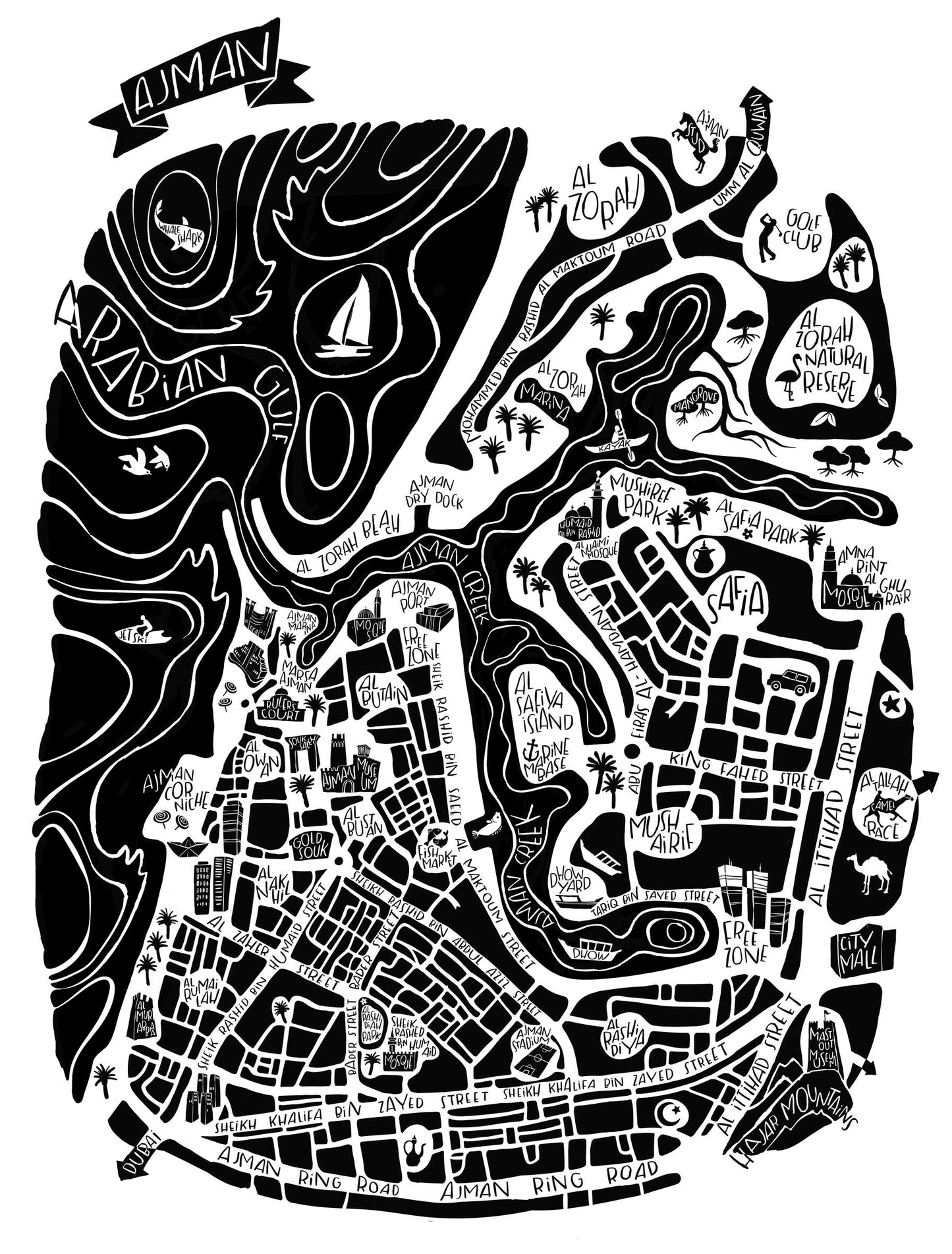 Tokiko Poster "Ajman, UAE"