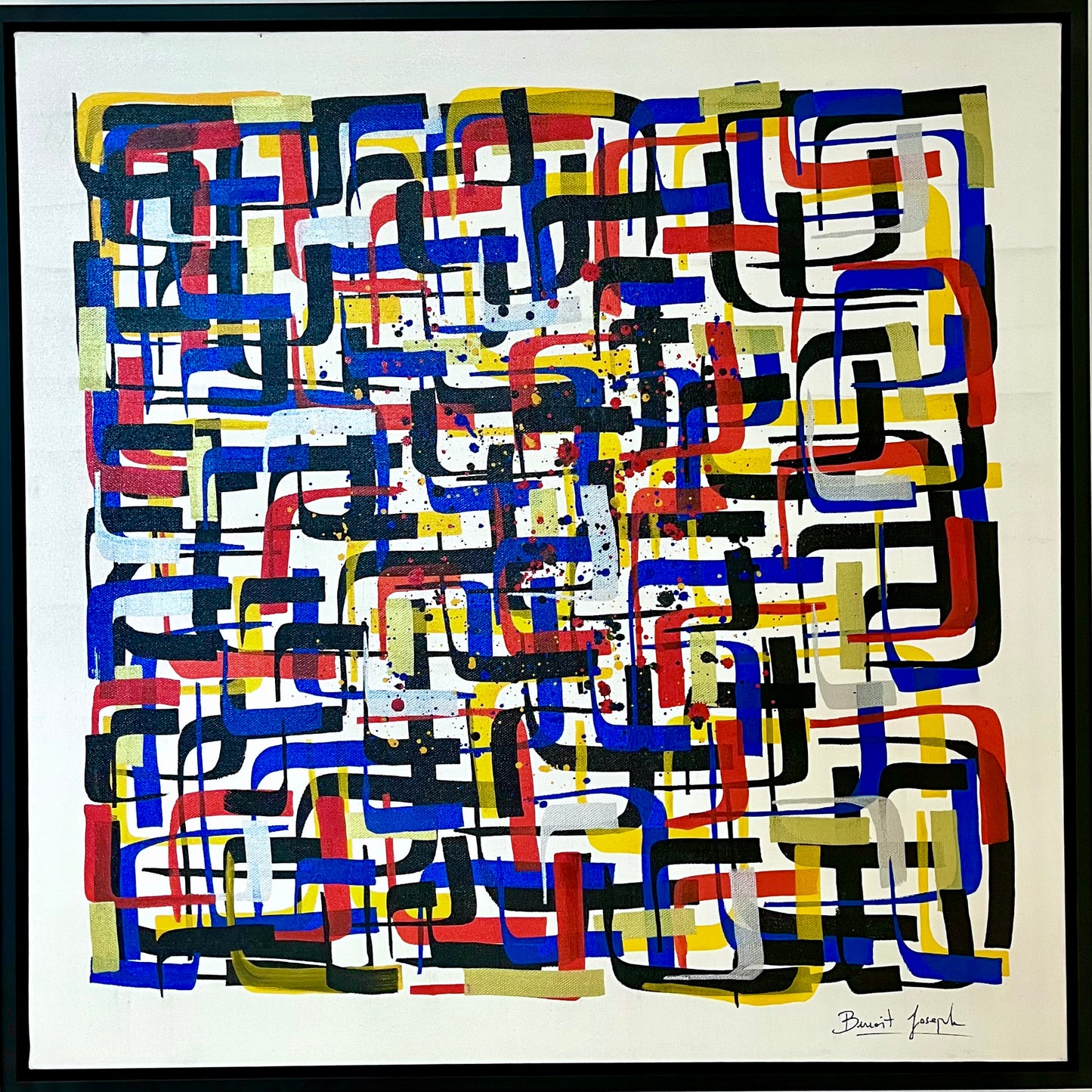 Benoit Joseph - Thoughts 43 - 60x60 cm