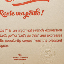 The 4 Letterpress “Excuse my French” posters