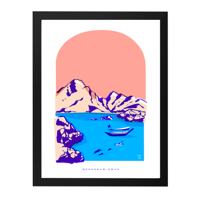 Musandam in Pink by Emilie