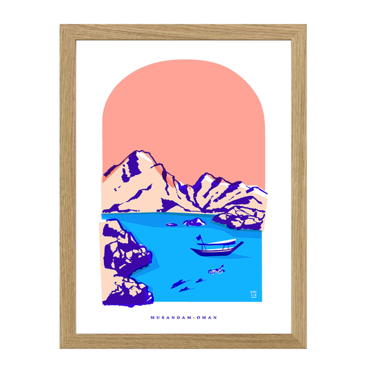 Musandam in Pink by Emilie