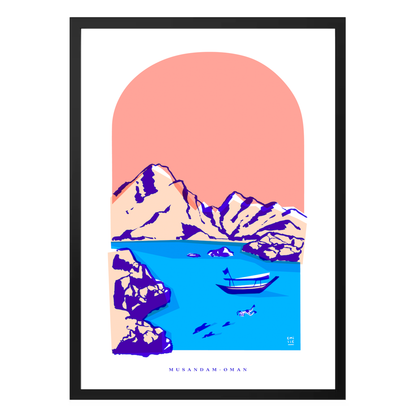 Musandam in Pink by Emilie