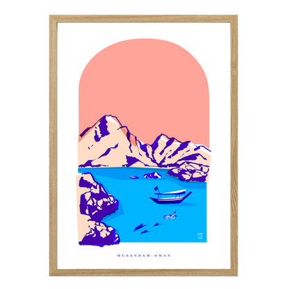 Musandam in Pink by Emilie