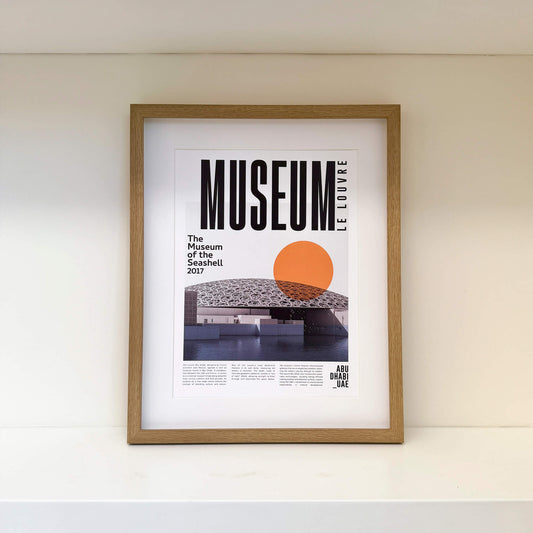 Le Louvre Museum Abu Dhabi Poster 30x40 50x70