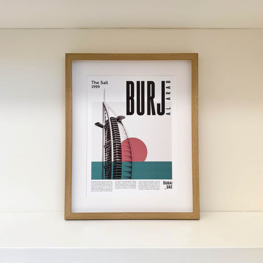 Urban Icons: Dubai - Burj Al Arab Poster
