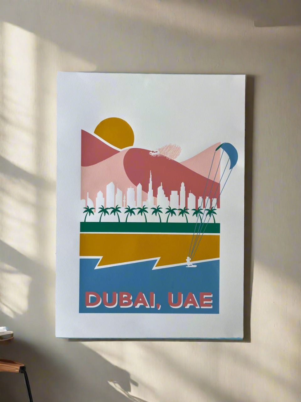 "Dubai in Layers" by Julie D. - Limited edition screen print